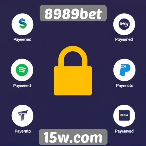 Métodos de pagamento disponíveis no site 8989bet